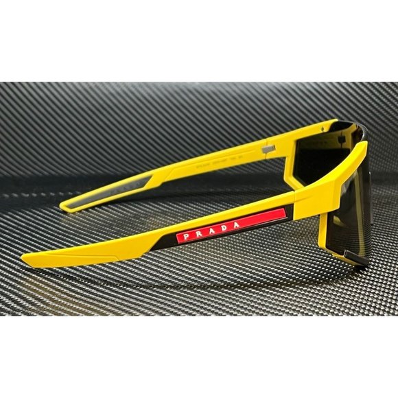 Prada Yellow Men's Shield Sunglasses - Picture 4 of 4